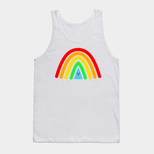 Cute Kawaii Colorful Rainbow Tank Top